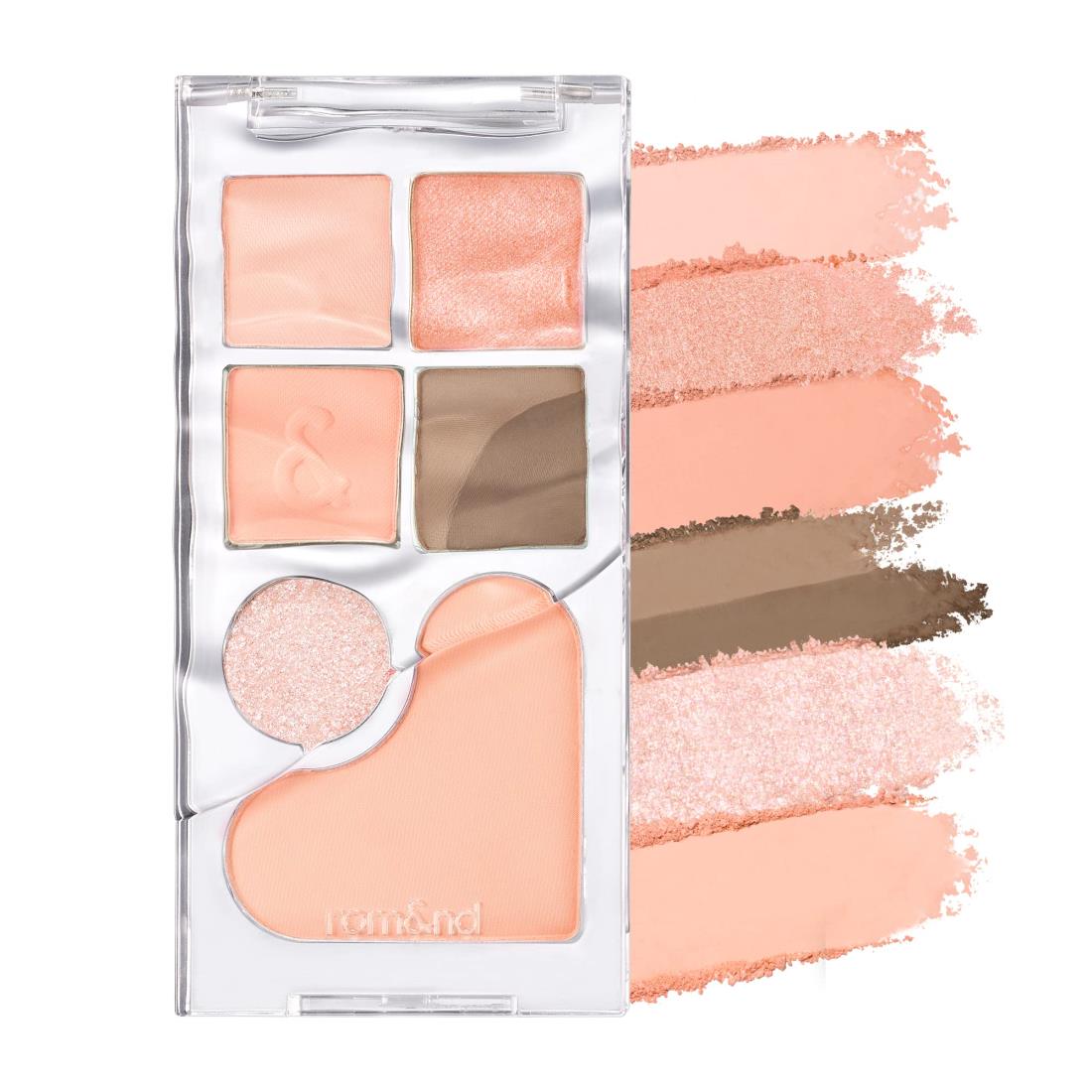 rom＆nd BARE LAYER PALETTE ロムアンド ベアレイヤーパレット (01 アプリコットムード) 粉末