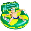 ウォーターソファー フロート 浮き輪 ドリンクホルダー付き 直径 105cm プール 水遊び おもちゃ プールフロート エアソファ プールソファー プール遊び ...