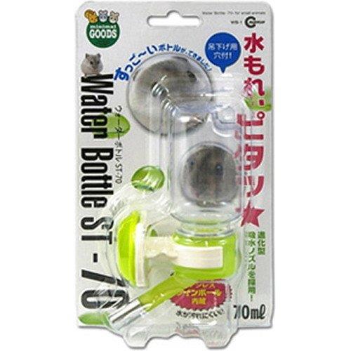 マルカン ウォーターボトル マルチカラー 小動 物用 70ml ゴム製