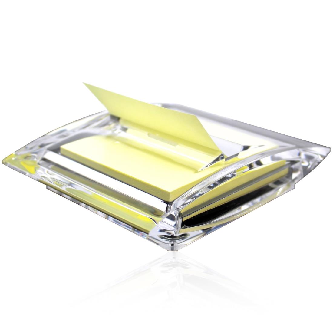 GemRich ポップアップ 付箋ホルダー 付箋ケース ポストイット用ケース メモホルダー デスクオーガナイザー おしゃれ アクリル