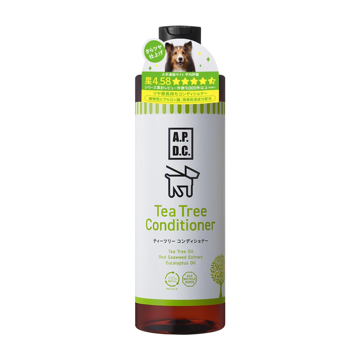 A.P.D.C. ティーツリーコンディショナー 500ml (新パッケージ品) 全犬種対応 さら さら仕上げ ハーブ ..