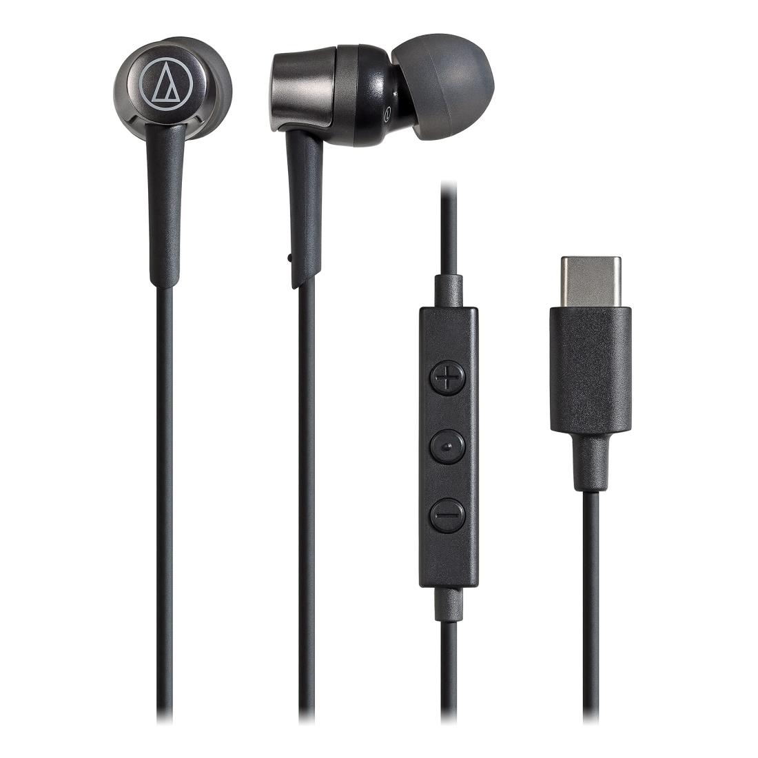 ǥƥ˥ ATH-CKD3C BK ޥդۥ USB Type-C ͭ 1.2m ʥ뷿 ֥å 
