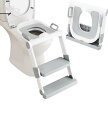 組み立て不要 ワンタッチで高さ調整 トイレトレーニング トイレトレーナー トイレ トイトレ 練習 ステップ 折りたたみ おまる 補助 便座 子供 プレゼント 耐...