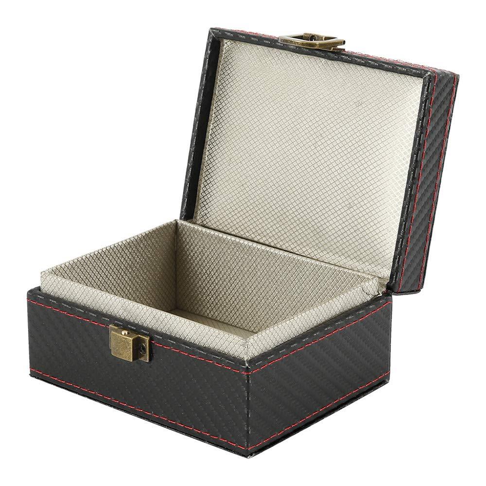 Windyjp スマートキー 電波遮断ボックス 電波遮断ケース 車両盗難 リレーアタック対策 信号遮断 高級PUレザー 高耐久性 カーセキュリティ 電波完全遮断 金属ロック