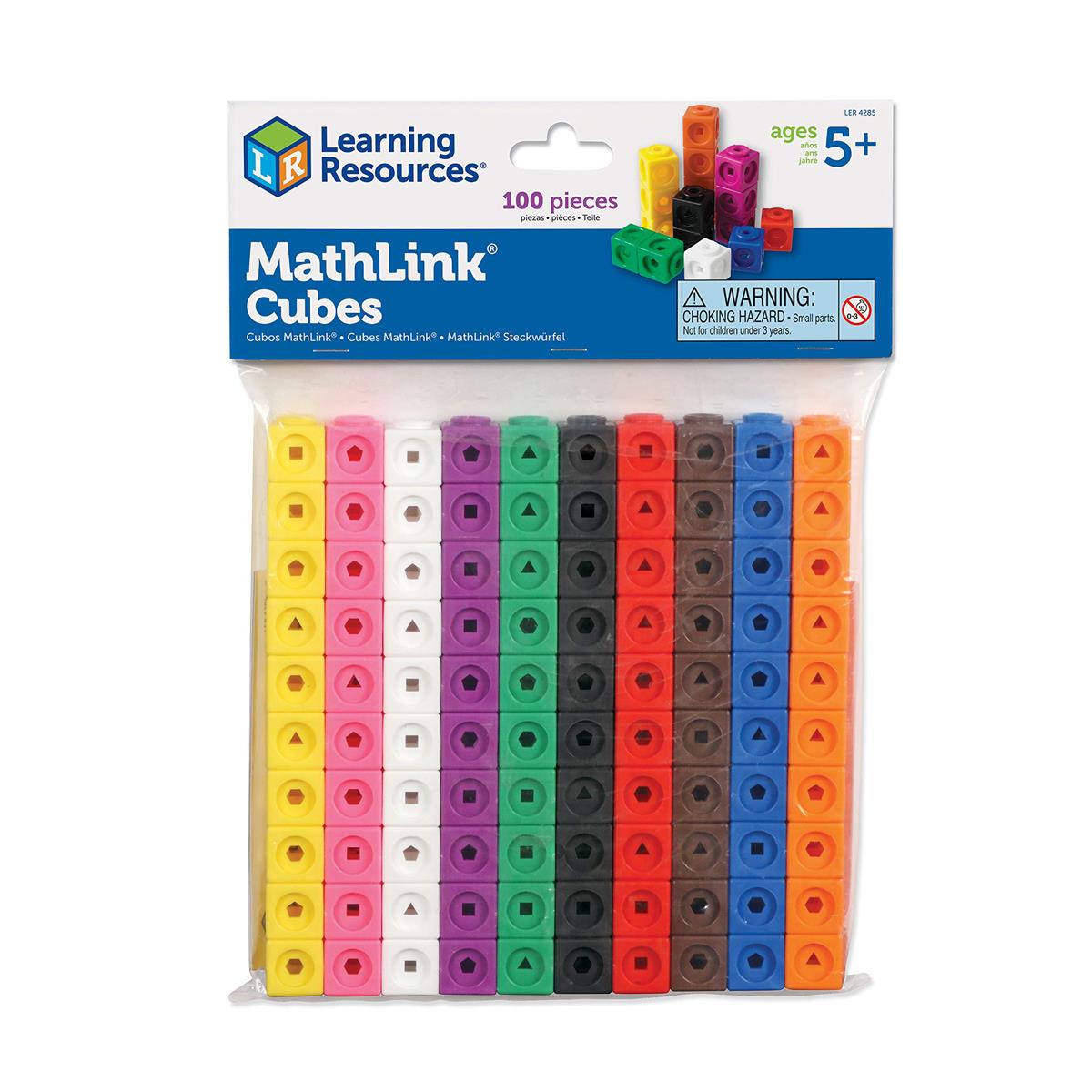 ラーニング リソーシーズ MathLink(R) Cubes 算数キューブ (100個入り) LER 4285