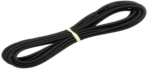 金天馬 アウトドア用ゴムロープ 径約3mm×3m 黒 KW12127 金天馬 アウトドア用ゴムロープ 径約3mm×3m 黒 KW12127