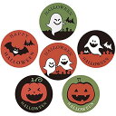 EDEN(エデン)業務用 カワイイ 楽しい 6種類 ハロウィン シール 2.5cm 約 500枚入り(約83枚×6) ギフトラッピング ごほうびシール E728