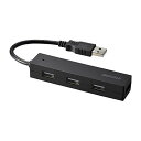 バッファロー BUFFALO USB ハブ USB2.0 バスパワー 4ポート ブラック BSH4U25BK【Windows/Mac対応】(2)