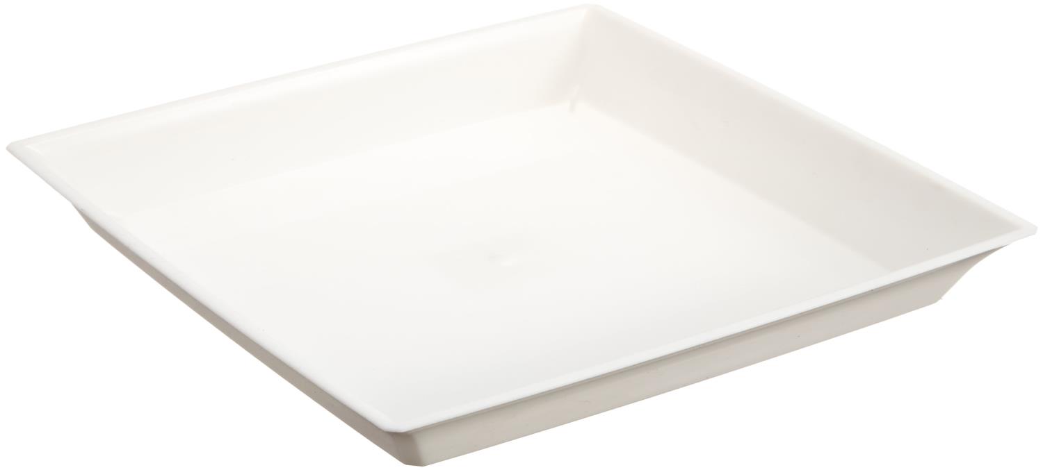 aika(アイカ) トールスクエア受皿 8号 ホワイト