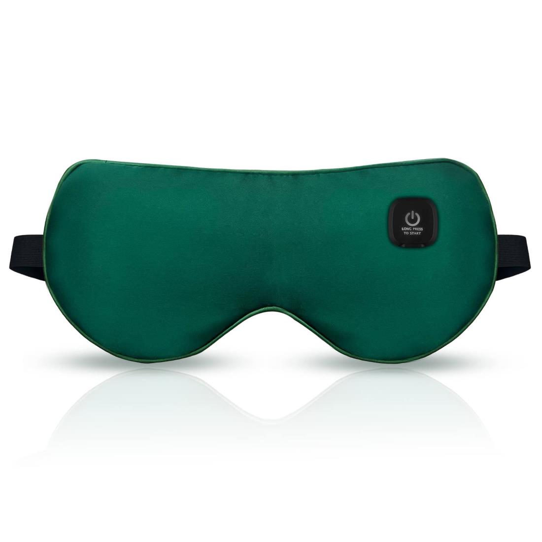 ホットアイマスク 充電式 コードレス 遮光 自動電源オフ 温度調節 繰り返し 圧迫感なし 持ちやすい 安眠 フワフワ リラックス 旅行 プレゼント 誕生日 (深緑)