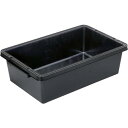 TRUSCO トラ舟20Lブラック(角型・再生原料使用) PSB20-BK