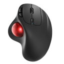 Nulea M501 ワイヤレス トラックボールマウス 3台接続可能 Bluetooth/USB接続 4段階DPI調節可能 充電式 親指操作 人間工学設計 6ボ...
