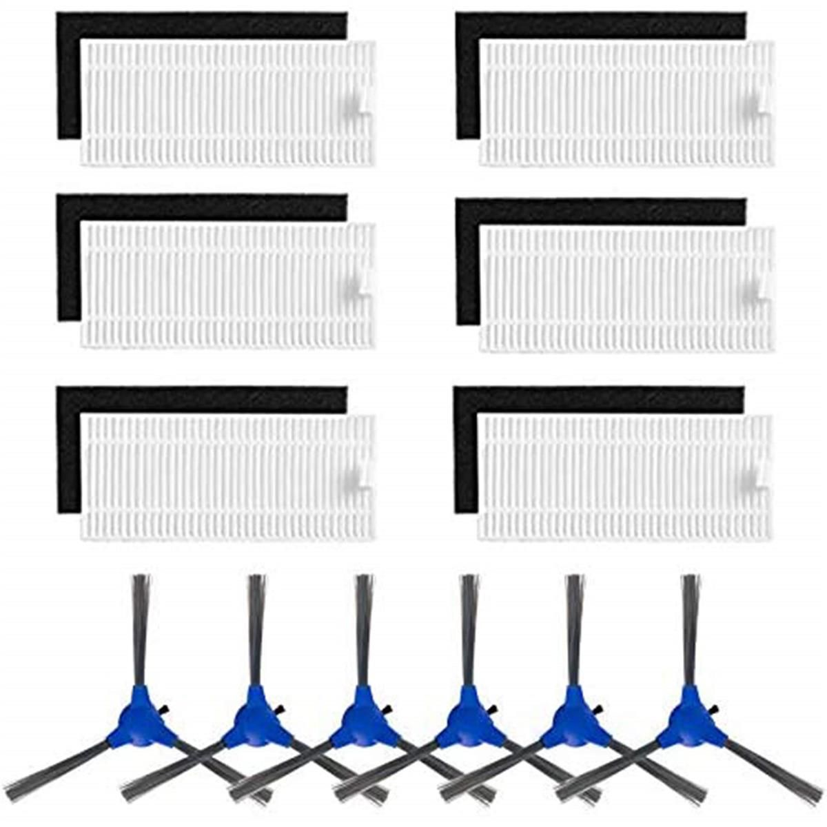 消耗品・RoboVac 11S RoboVac 30C 15T 15C用 サイドブラシ フィルター 交換用 12点