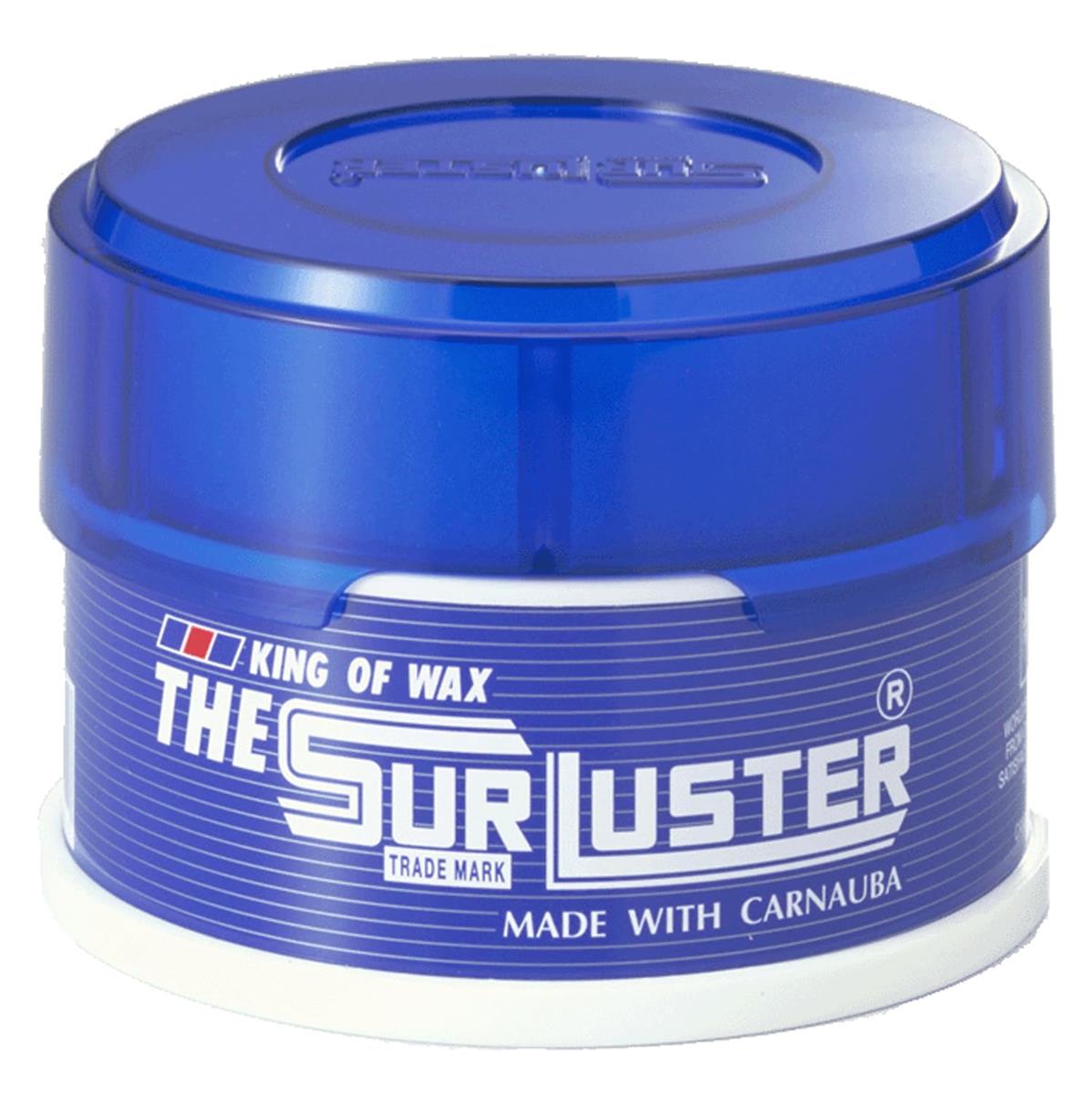 SurLuster(シュアラスター) ザ・シュアラスター 280g 固形ワックス 天然カルナバ蝋 艶 スポンジ付き ツ..