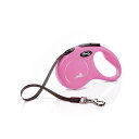 フレキシ (flexi) ニュークラシック テープ S(15kg未満) 5m ピンク 犬用リード(4)