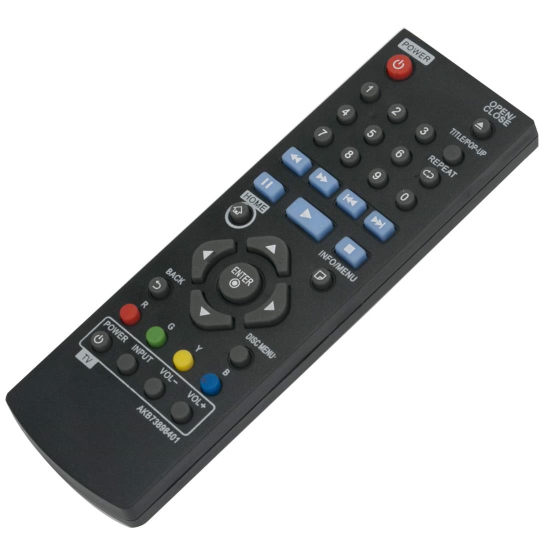 AULCMEET D V Dプレーヤー用リモコン fit for LG AKB73896401 BP135 BP145 BP155 BP175 BP255 BP300 BP335W BP340 BP350 BPM25 BPM35 UP875 BP550 UP870