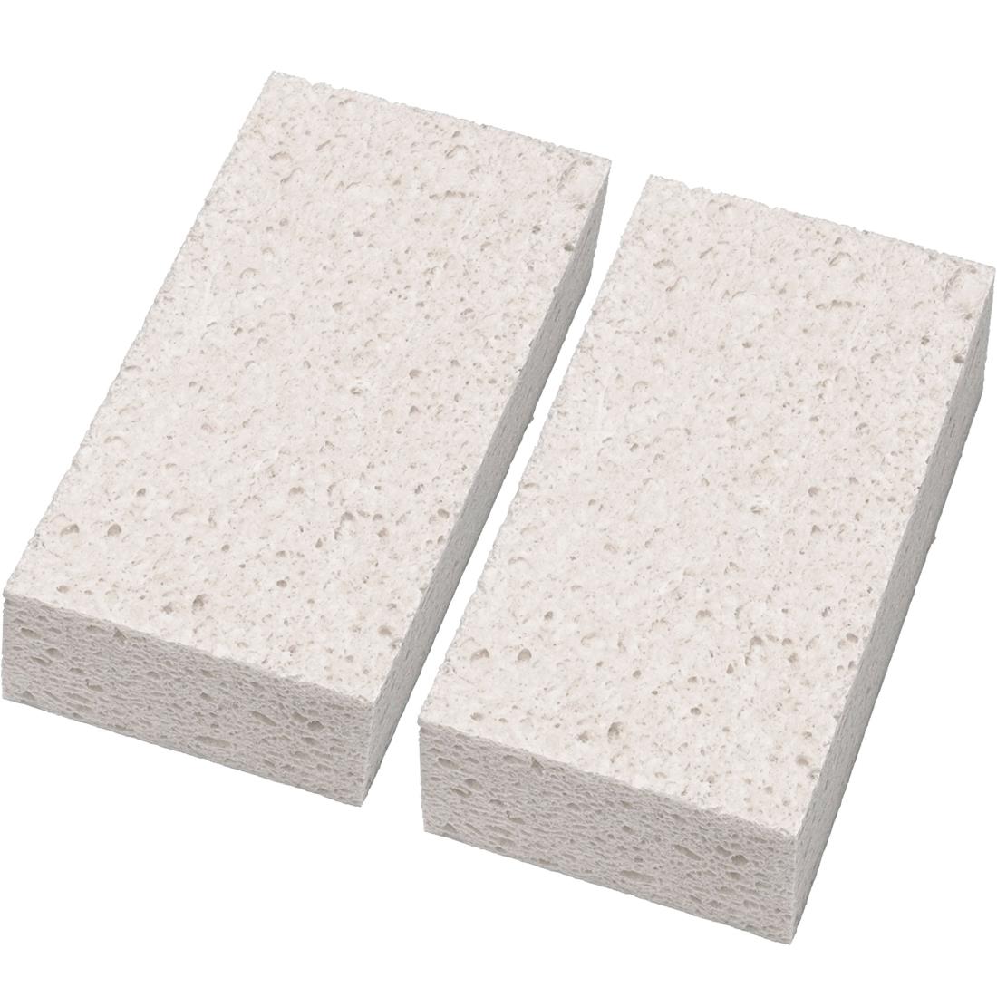 セルロース バススポンジ 日本製 吸水 速乾 風呂 掃除用 スポンジ ホワイト 2個セット