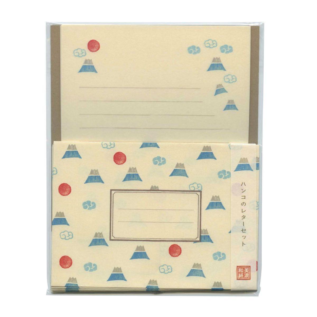 古川紙工 レターセット Wa-Life ハンコレター ふじさん LLL122