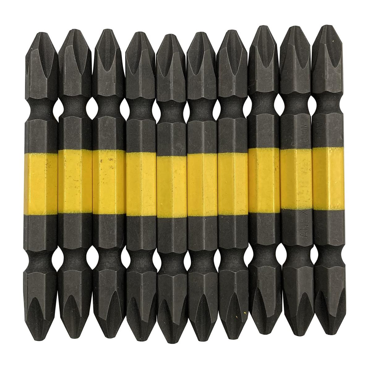 アネックス(ANEX) カラービット 両頭 +2x65 10本袋 AC-14M