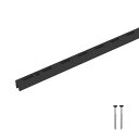 平安伸銅工業 LABRICO 300 棚柱 シェルフレール アイアン 長さ30cm 取付ねじ付き マットブラック IXK-524
