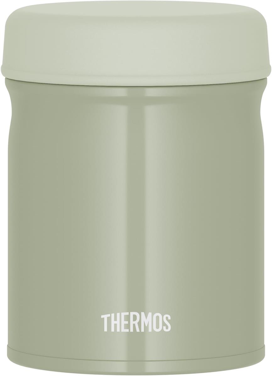 【食洗機対応モデル】 サーモス 真空断熱スープジャー 400ml カーキ 全パーツ食洗機OK 保温保冷 お手入れ簡単 口当たりがやさしい丸口設計 JEB-400 KKI