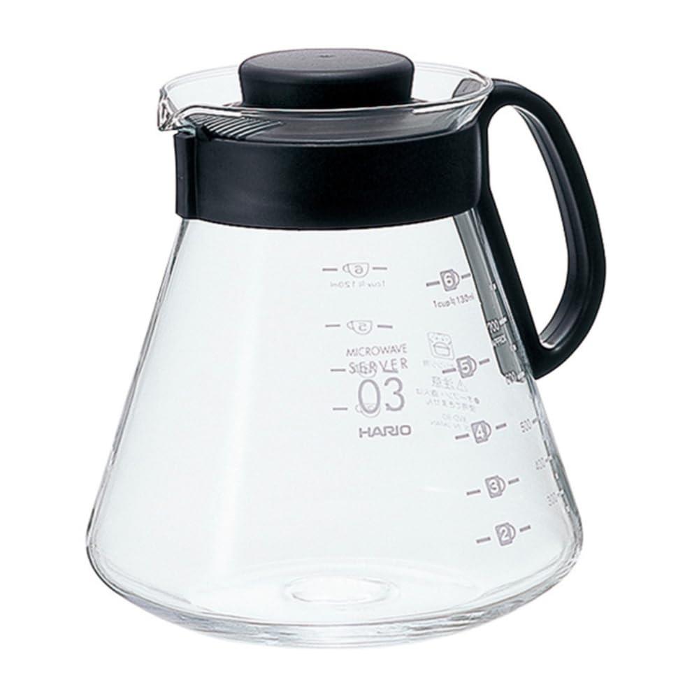 HARIO (ϥꥪ) V60 󥸥С 800ml 2~6 ֥å ҡС Ǯ饹  XVD-80B