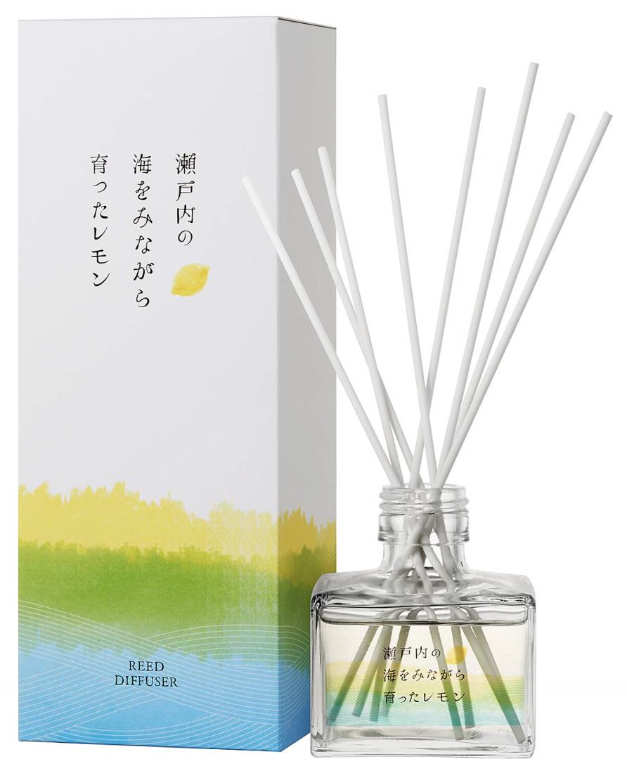 デイリーアロマ 日本製 リードディフューザー 瀬戸内レモンの香り(120mL)デイリーアロマジャパン 日本製 シトラス 柑橘系 ヒノキ・ユーカリ精油配合 ギフト プレゼント 芳香剤 消臭剤 ルームフレグランス 消臭 除菌 インテリア メイドインジャパン