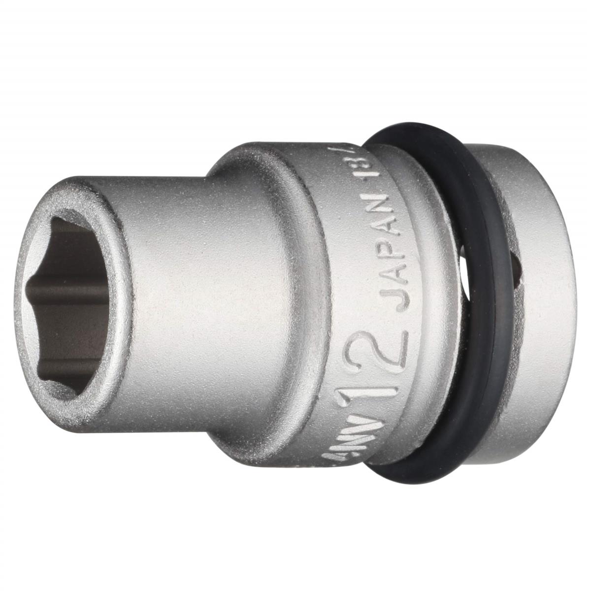 トネ(TONE) インパクト用ソケット 4NV-12 差込角12.7mm(1/2”) 二面幅12mm