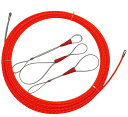 通線 ワイヤー 15m 入線専用ワイヤー 通線工具 スチールワイヤー ロッド径 (4.5mm*15M)