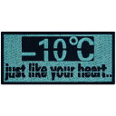 -10°Cあなたの心のように刺繍入りマジックテープワッペン