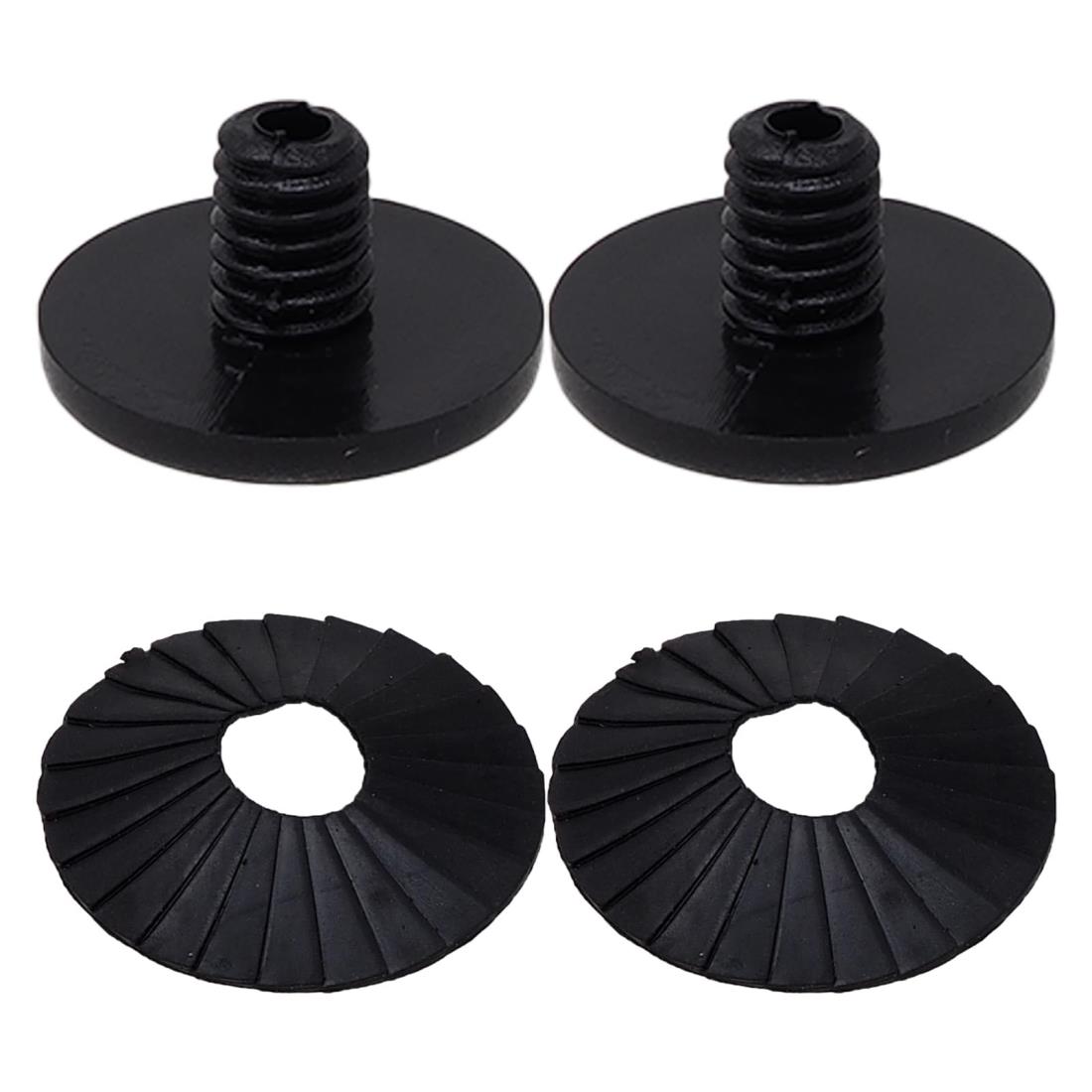 BaySedy ミニ傘用石突 オスタイプ 細6mm 三つ折り手開き折りたたみ傘用: 折り畳み傘先端ネジ 傘 雨具 傘修理用品 - 折りたたみ傘 修理パーツ - 傘アクセサリー 2個セット