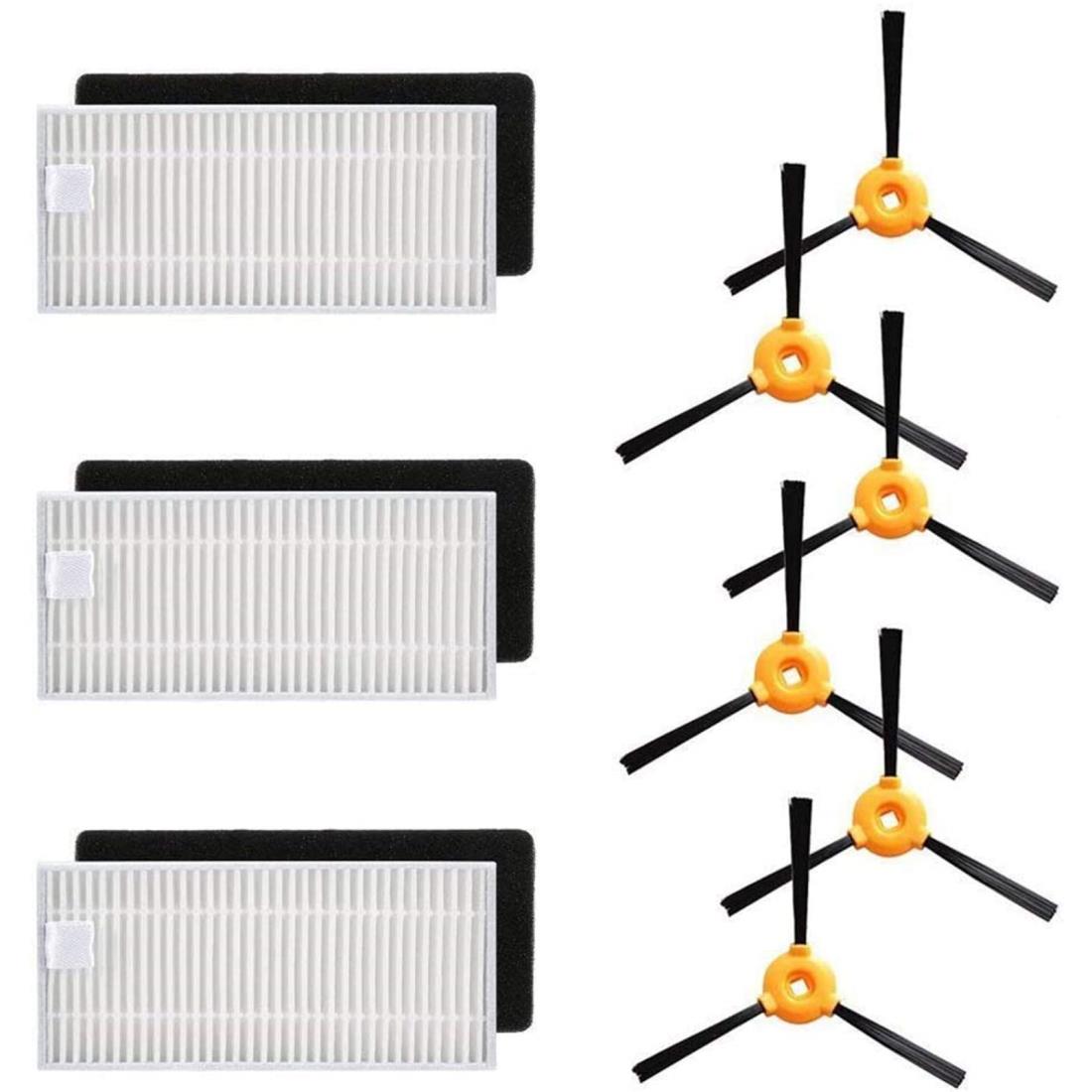 Deebot N79 501 N79Tと互換性がある消耗品セット 交換用 フィルター ブラシ アクセサリ(12点)