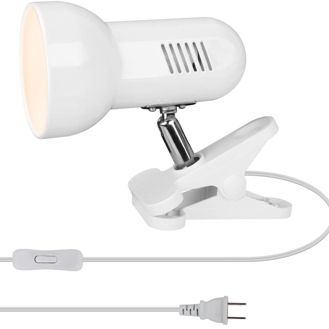 LEDクリップライト デスクランプ 電気スタンド 作業ライト 卓上ライト 高輝度 マルチアングル調整可能 ..