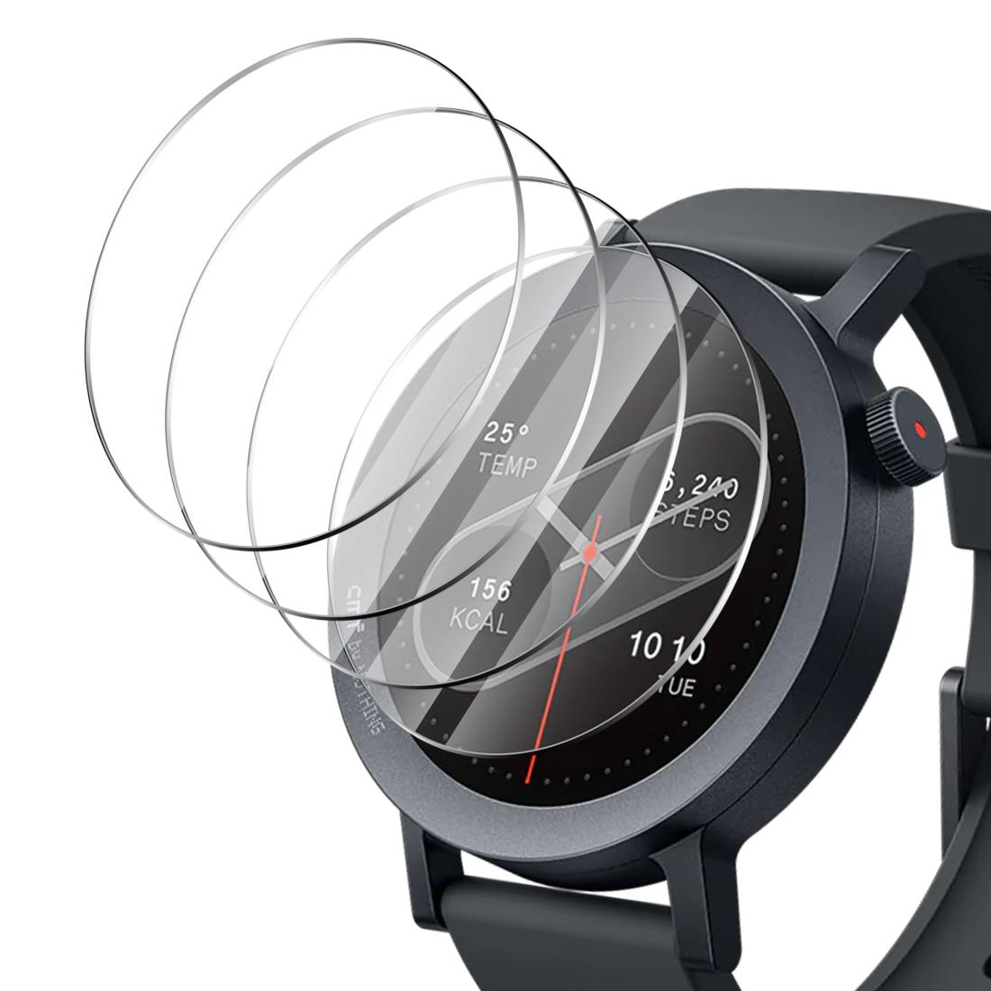 Seltureone【4枚】CMF Watch Pro 2用保護フィルム cmf of nothing watch pro 2フィルム 3D全面保護 貼り付け簡単 高透過率 高感度タッチ 反射防止 指紋防止