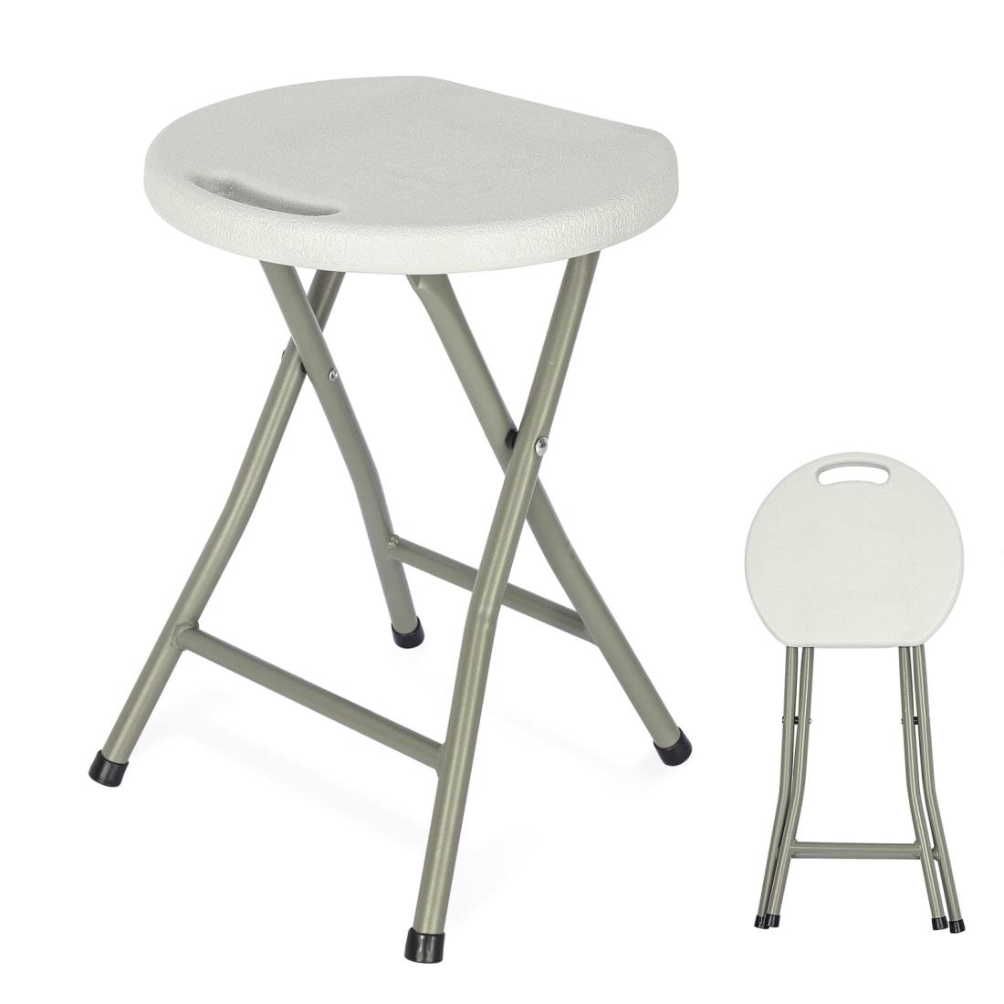 BQKOZFIN 折りたたみスツール ポータブルスツール 厚手の小さな丸いスツール 小さなベンチ 強くて丈夫 超軽量 お釣り 登山 携帯便利 キ..