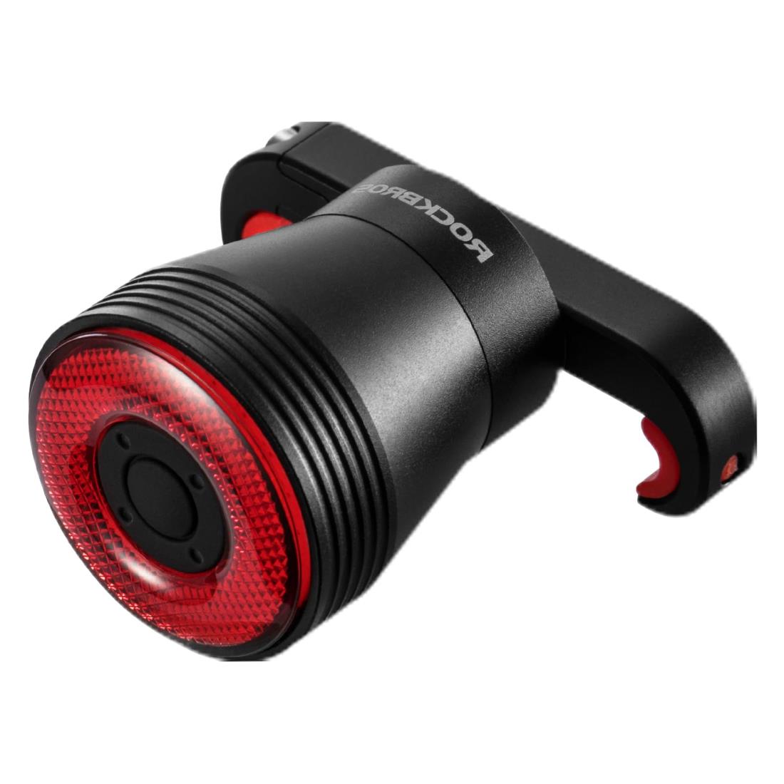 ROCKBROS(ロックブロス)スマートテールライト 自転車用テールライト USB充電 自動点灯·消灯機能付き IP..