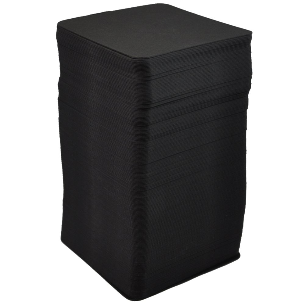 アートナップ 黒 コースター 角 200枚入 9×0.1cm 黒 92010025 ブラック