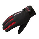 コミネ(KOMINE) バイク用 ネオプレーングローブ レッド 2XL GK-753 665 秋冬春向け 防風(2)
