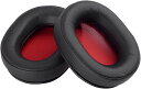 交換用イヤーパッドCompatible With Audio Technica WS660BT ATH-WS660BT ワイヤレスオーバーイヤーヘッドフォン - プロテインコーテックスイヤーマフクッション(レッド)