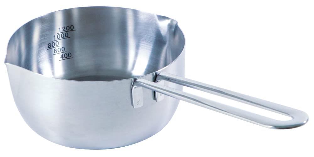 カンダ(kanda) KD ゆきひら鍋 ステンレス製 18cm 日本製 IH・ガス対応 万能鍋 業務用 家庭用 共柄ハンドル 019172