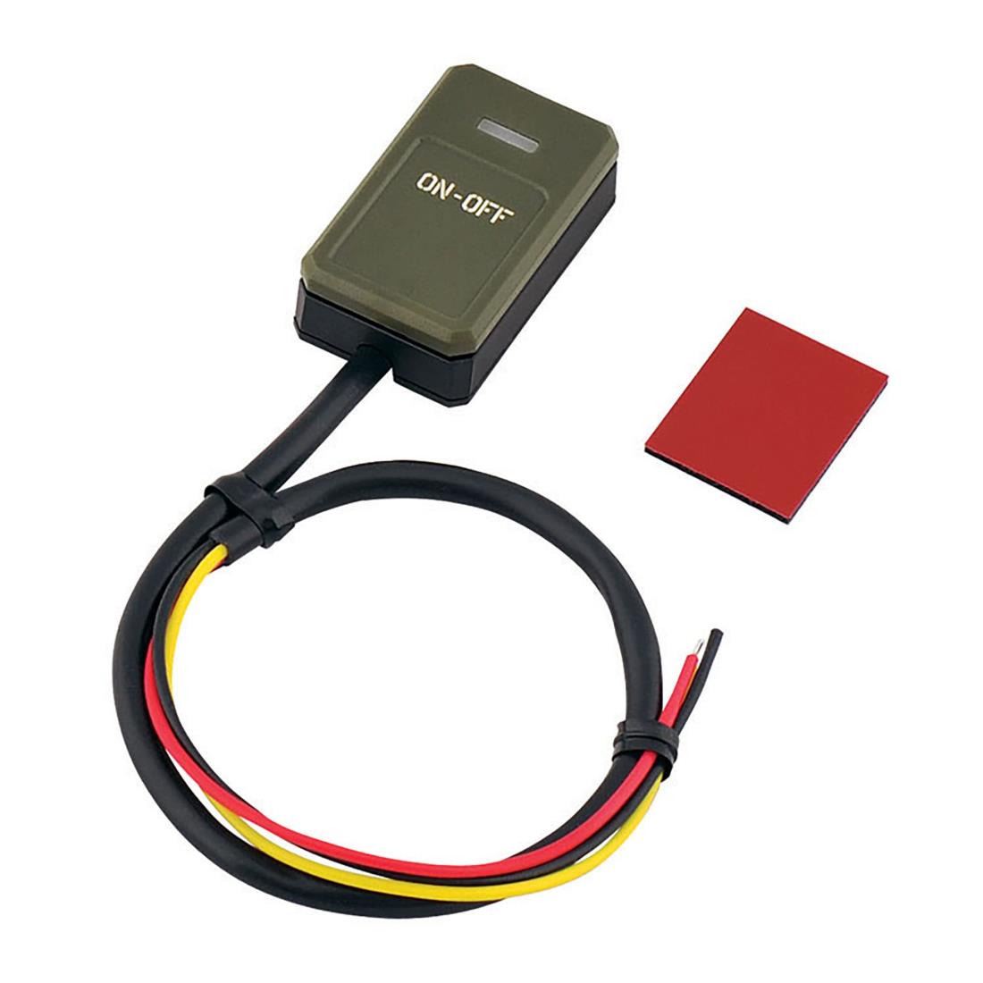 エーモン(amon) 貼り付けクリックスイッチ マウス感覚の押し心地 ON-OFF DC12V・1A LED照光タイプ 発光..