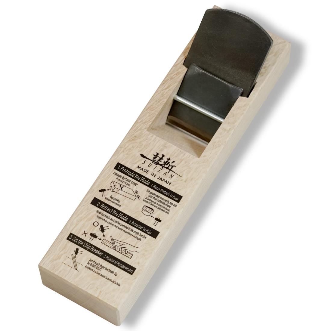 SUIZAN スイザン 鉋 刃幅50mm - 二枚 カンナ 全長240mm 木工 DIY かんな