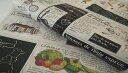 包装紙 おしゃれ クラフト ラッピングペーパー フランス新聞紙風 2種類セット