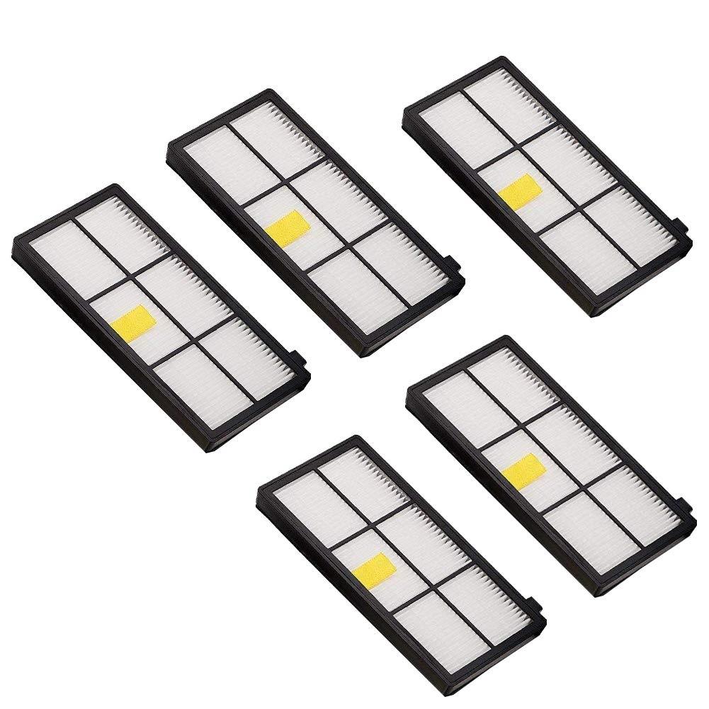 CWYX ルンバ ダストカットフィルター アイロボット800 900 シリーズ交換 5枚セット ルンバ 800 860 870..