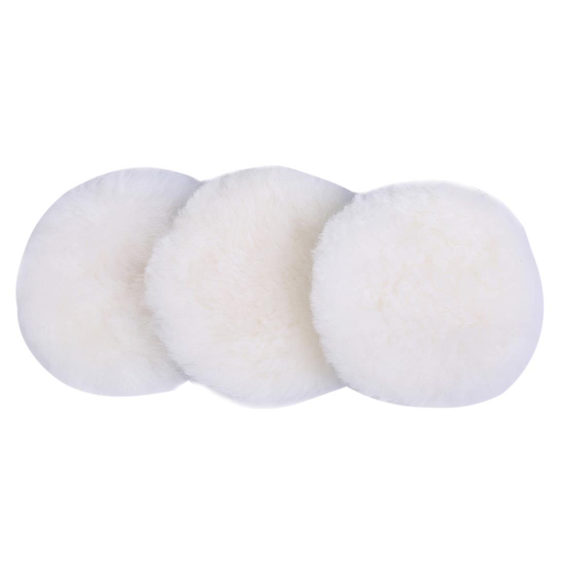 スプレンノ ポリッシャー サンダー ウールバフ 羊毛バフ 車磨き マジック式 3個セット (150mm)