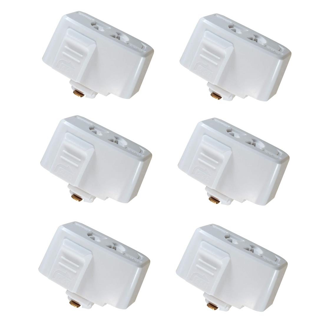 Abishionライティングバー用抜け止めコンセント 引掛シーリングプラグ ダクトレール用 取付簡単(15A 12..