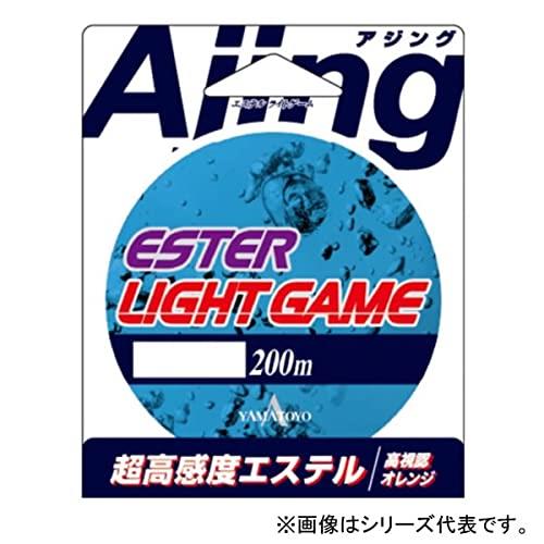 ヤマトヨテグス(Yamatoyo) エステルライトゲーム 200m オレンジ 0.2号