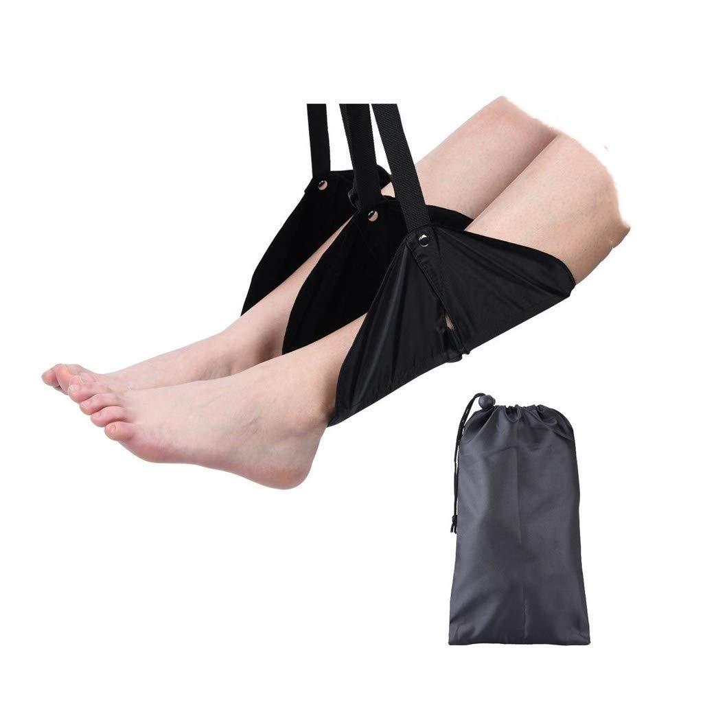 フットレスト 足用ハンモック 足置き 足休め 疲労解消 リラックス 長さ調節可能 折り畳み 軽量 持ち運..