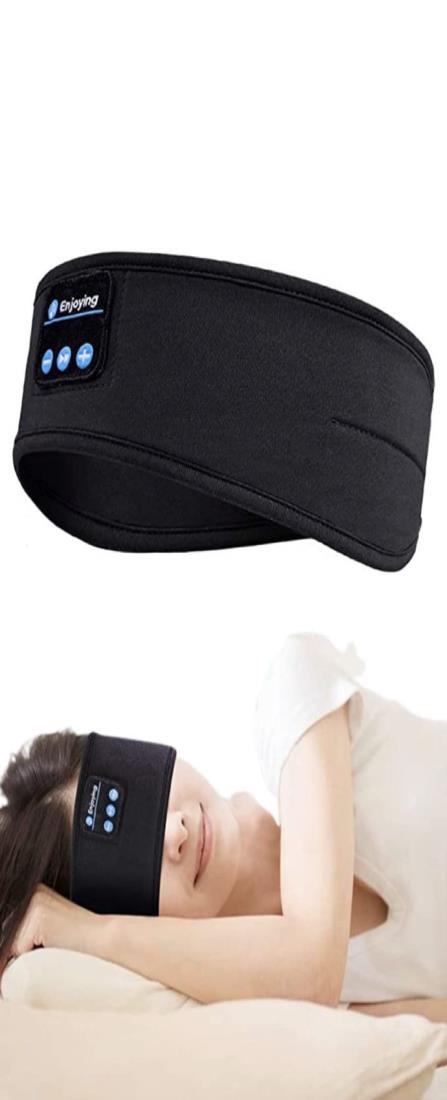 TraEn230 アイマスク イヤーマフ 睡眠用イヤホン Bluetooth 聴覚過敏 騒音遮断 安眠 快眠グッズ 睡眠改善 ないとみん (ブラック)