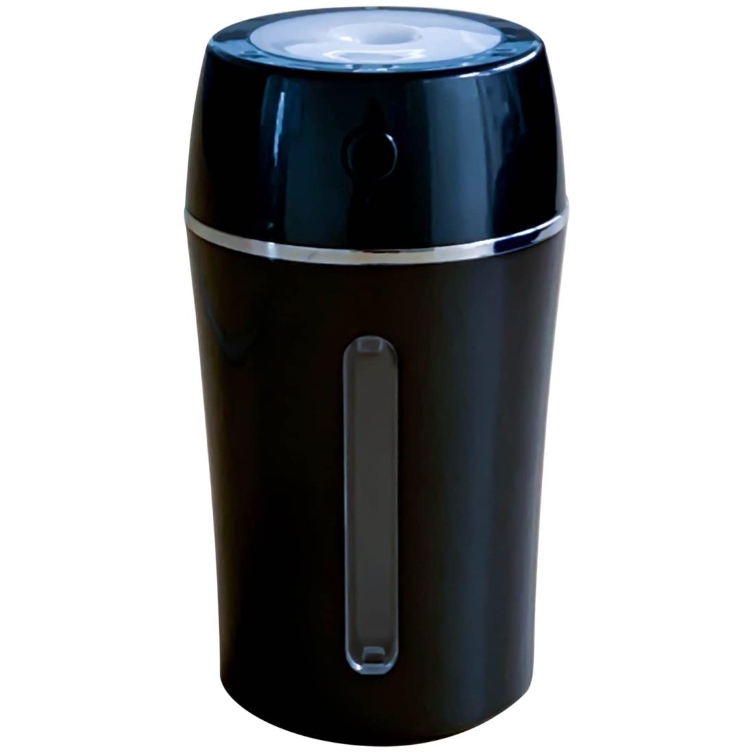 KEIYO 超音波式 加湿器 USBタイプ 車用加湿器 ミニ加湿器 アロマオイル対応 静音 ブラック AN-S076